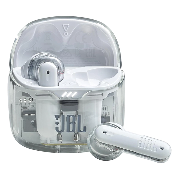 Écouteurs Sans Fil JBL Tune Buds Blancs - Réduction De Bruit Active, Bluetooth 5.3, Jusqu'à 48H D'Autonomie, Son JBL Pure Bass Puissant