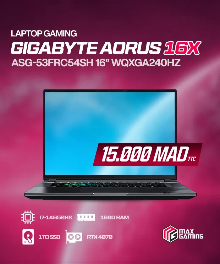 GIGABYTE AORUS 16X BANNER MOBILE